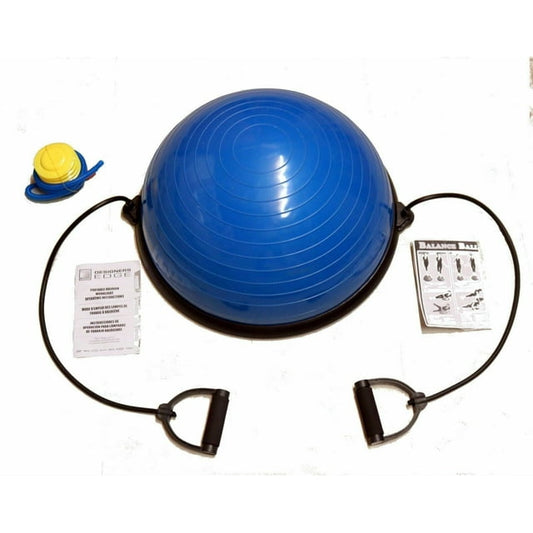 23" Iron Bar Balance Ball for Yoga, Pilates, and Core Strength Workout with Resistance